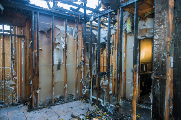 Professional Fire Damage Removal technician working in Frenchtown, NJ